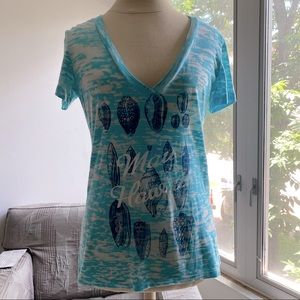 Hawaii Maui V-Neck Short Sleeve T-shirt